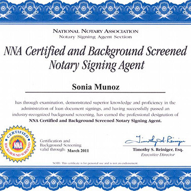 S M Mobile Notary Service